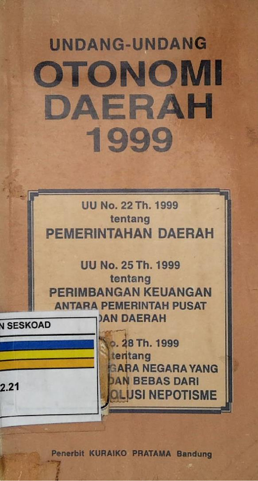 Undang-Undang Otonomi Daerah 1999